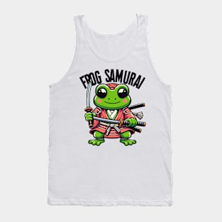 Samurai Kawaii Frog Tank Top